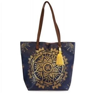 Papaya Art Gilded Mandala Tote Bag